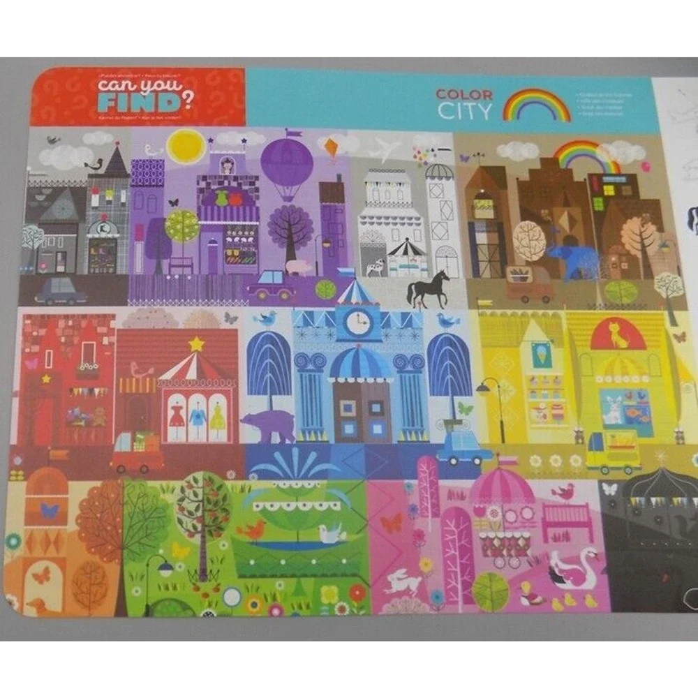 4 Crocodile Creek Homeschool Placemats 17x11 Education Dance Planets Basketball